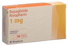 Repaglinide Rivopharm Tabl 1 mg 90 Stk, Hauptbild