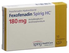 Fexofenadin Spirig HC Filmtabl 180 mg 10 Stk, Hauptbild