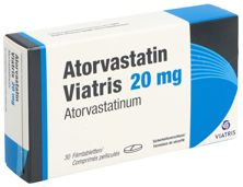 Atorvastatin ViatrisFilmtabl 20 mg 30 Stk, Hauptbild