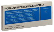 Aqua ad inj Sintetica sol inj 5ml amp 10 pce, image principale