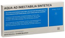 Aqua ad inj Sintetica sol inj 10ml amp 10 pce, image principale