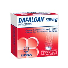 Dafalgan Brausetabl 500 mg 40 Stk, Hauptbild