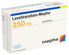 Levetiracetam MephaFilmtabl 250 mg 30 Stk, Hauptbild