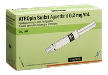 Atropin Sulfat Aguettant 1 mg/5ml 10 x 5 ml, image principale