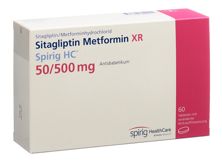 Sitagliptin Metfor XR Spirig HC 50/500mg 60 Stk, Hauptbild