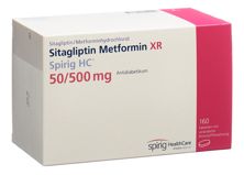 Sitagliptine Metfor XR Spirig HC 50/500mg 160 pce, image principale