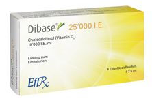 Dibase Lös 25000 IE 4 Fl 2.5 ml, Hauptbild