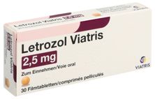 Letrozol Viatris Filmtabl 2.5 mg 30 Stk, Hauptbild