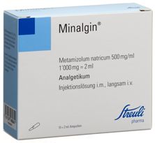 Minalgine sol inj 1 g/2ml i.m/i.v. 10 amp 2 ml, image principale