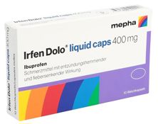 Irfen Dolo liquid caps 400 mg 10 Stk, Hauptbild