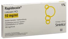Rapidocain 100 mg/10ml o Kons 10 Amp 10 ml, Hauptbild