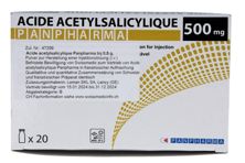 Acide acetylsalicyl Panpharma 0.5 g 20 Stk, Hauptbild