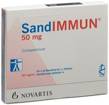 Sandimmun Inf Konz 50 mg/ml 10 Amp 1 ml, Hauptbild