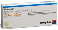 Furospir Lactab 50mg/20mg 20 pce, image principale