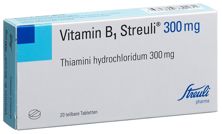 Vitamine B1 Streuli cpr 300 mg 20 pce, image principale