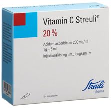 Vitamin C Streuli Inj Lös 20 % 10 Amp 5 ml, Hauptbild