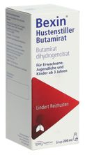 Bexin Hustenstiller ButamiratSirup Fl 200 ml, Hauptbild
