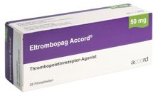 Eltrombopag AccordFilmtabl 50 mg 28 Stk, Hauptbild