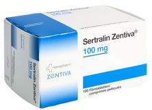Sertralin Zentiva Filmtabl 100 mg 100 Stk, Hauptbild
