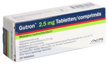 Gutron Tabl 2.5 mg 20 Stk, Hauptbild