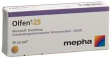 Olfen Lactab 25 mg 30 Stk, Hauptbild