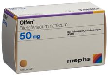 Olfen Lactab 50 mg 100 pce, image principale