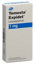 Temesta Expidet cpr orodisp 1 mg 20 pce, image principale