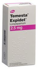 Temesta Expidet Schmelztabl 2.5 mg 50 Stk, Hauptbild