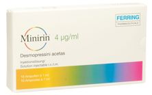 Minirin Inj Lös 4 mcg i.m./i.v. 10 Amp 1 ml, Hauptbild