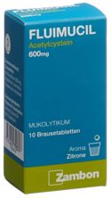 Fluimucil cpr eff 600 mg adult citron 10 pce, image principale