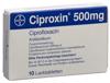 Ciproxin Filmtabl 500 mg 10 Stk, Hauptbild