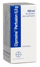 Ciproxine sol perf 0.2 g fl 100 ml, image principale