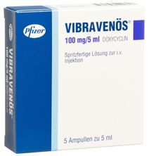 Vibravenös Inj Lös 100 mg/5ml 5 Amp 5 ml, Hauptbild