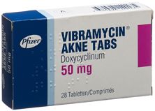 Vibramycin Akne Tabl 50 mg 28 Stk, Hauptbild