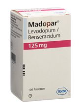 Madopar cpr 125 mg 100 pce, image principale