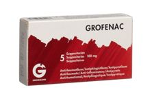 Grofenac Supp 100 mg 5 Stk, Hauptbild