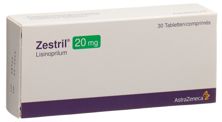 Zestril Tabl 20 mg 30 Stk, Hauptbild
