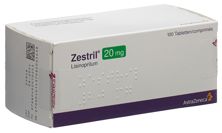 Zestril cpr 20 mg 100 pce, image principale