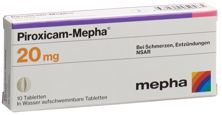 Piroxicam Mepha Tabl 20 mg 10 Stk, Hauptbild