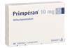 Primperan Tabl 10 mg 40 Stk, Hauptbild