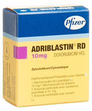Adriblastin RD subst sèche 10 mg c solv flac, image principale