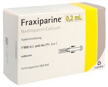 Fraxiparine 0.2 ml sol inj 10 ser pré 0.2 ml, image principale