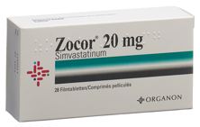 Zocor Filmtabl 20 mg 28 Stk, Hauptbild