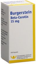 Burgerstein Beta Carotin Kaps 15 mg Ds 100 Stk, Hauptbild