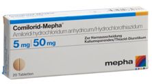 Comilorid Mepha Tabl 5/50 20 Stk, Hauptbild