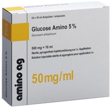 Glucose Amino Inj Lös 5 % 10ml Amp 10 Stk, Hauptbild
