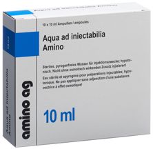 Aqua ad inj Amino Inj Lös 10ml Amp 10 Stk, Hauptbild