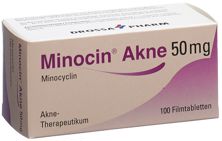 Minocin Akne Filmtabl 50 mg 100 Stk, Hauptbild