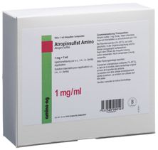 Atropinsulfat Amino 1 mg/ml 100 Amp 1 ml, Hauptbild
