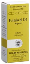 Fortakehl caps 4 D trit 20 pce, image principale